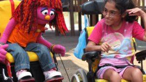 Sesame Workshop debuts a new character who uses a wheelchair